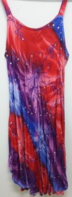 DRESS - Sequin Red, Blue and Purple no 10
